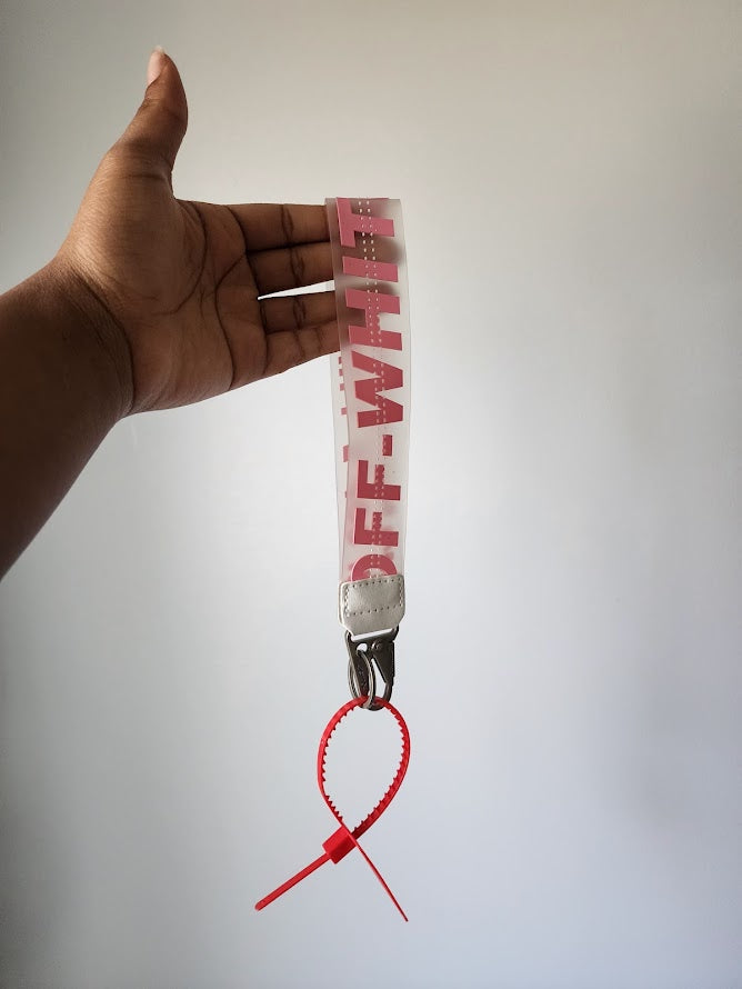 Light Pink Off Keychain