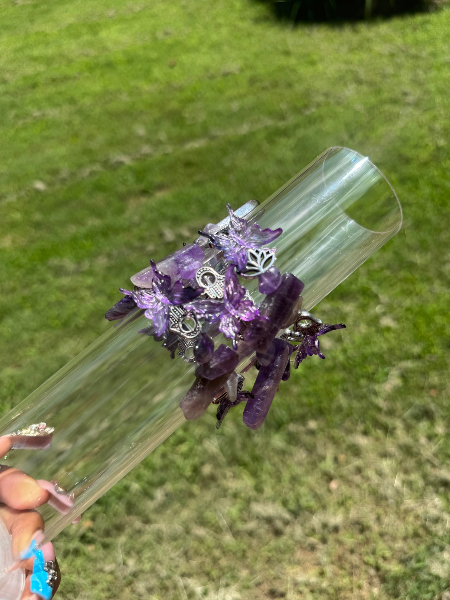Amethyst (stone) Butterfly