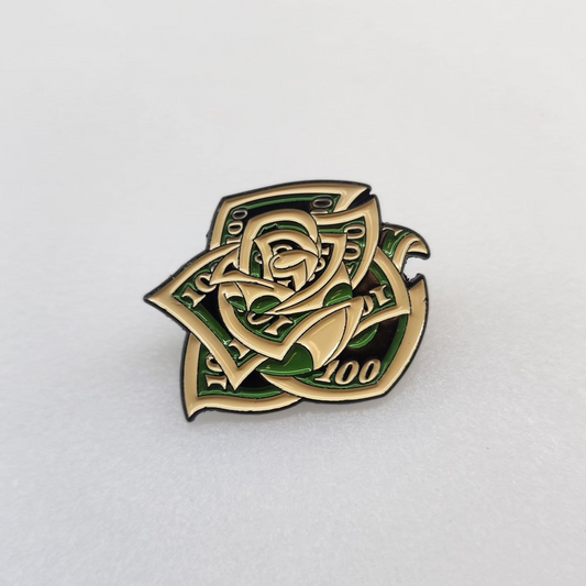Cash Flower Pin