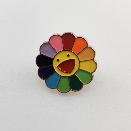 Colorful Flower Pin