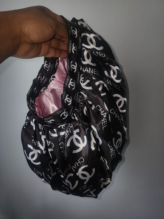 Black CC Bonnet
