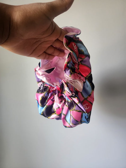 Pink CC Baby Bonnet