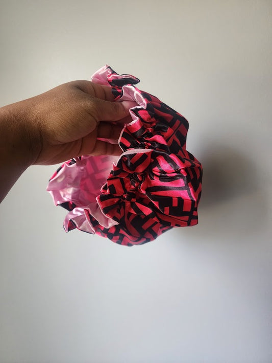Pink Fen Baby Bonnet