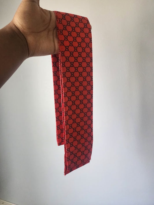 Red GG Headscarf