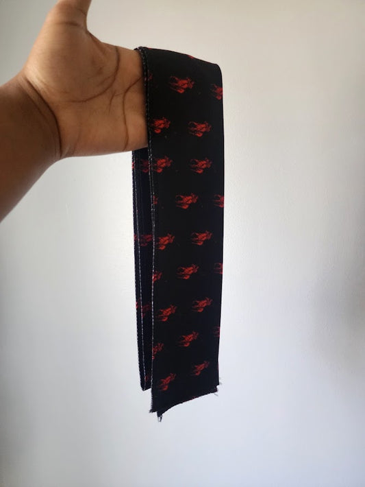 Red Po Headscarf