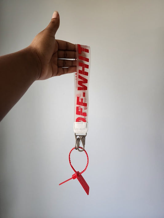 Red Off Keychain