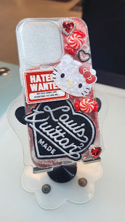 Red Hello Kitty 14 Pro Junk Case