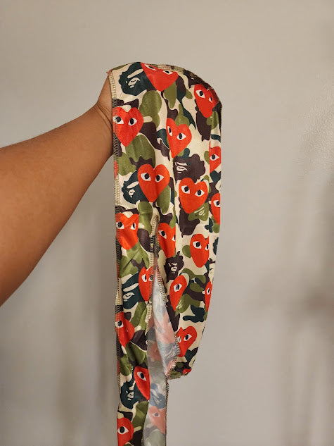 Camo Heart Durag