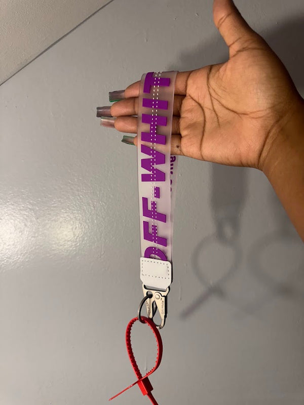 Purple Off Keychain