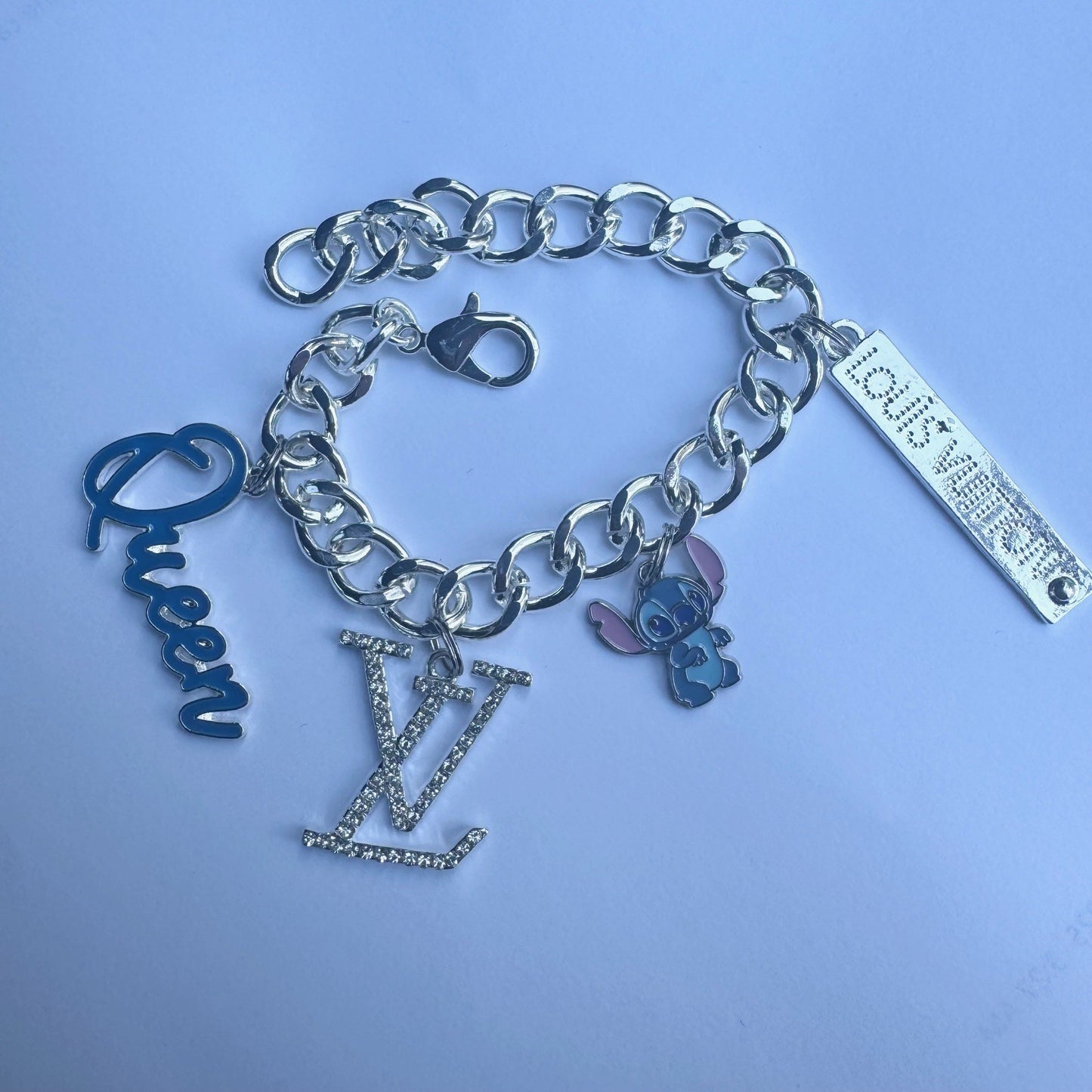 Stitch Silver V Bracelet